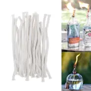 5Pcs 6mm Fiberglass wick alcohol kerosene oil lamp candle fuel 15c&Z2M HxG -N