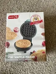 Dash Snowman Mini Waffle Maker