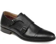 Thomas & Vine Men’s Double Monk Strap Dress Shoe ~ Size 9 ~ Black