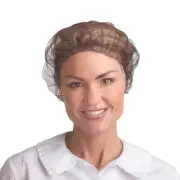Cordova HN24BLACK/10 24" Black Nylon Hair Net, 1000-Pack