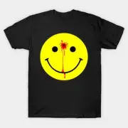Smiley Face with a Bullet Hole - Have a Nice Day Made in USA T-Shirt S-3XL