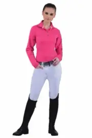 Equine Couture Ladies Oslo Silicone Knee Patch Breeches