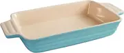 Chasseur La Cuisson Rectangular Baker Dish, Medium, Duck Egg Blue