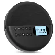 1X(Portable CD Player, Bluetooth CD Player with Speakers Rechargeable CD6104