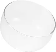 VALICLUD Heatproof Glass Salad Bowl Transparent Storage Container for Fruits Desserts High Borosilicate Kitchen Bowl for Home Parties Picnics