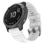 Silicone Sport Band Strap For Garmin Fenix 5x/5x Plus/6x White