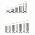 4xStainless Steel Replacement Round Cupboard Table Sofa Bed Feet Furniture Legs