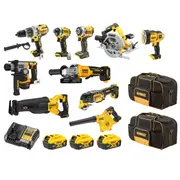 DeWALT 18V XR 10 Piece Combo Kit DCZ1085P3-XE
