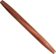 Muso Wood Sapele Wooden French Rolling Pin for Baking, Tapered Roller for Fondant, Pie Crust, Cookie, Pastry (French 15-3/4inch)