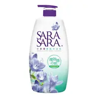 在飛比找樂天市場購物網優惠-SARA SARA 莎啦莎啦-小蒼蘭香氛沐浴乳(1000g)
