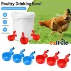1-12X Chicken Water Cups Auto Chicken Waterer Cups Poultry Drinking Bowl Feeder
