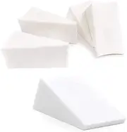 OIG Brands 100-Pack Mini Makeup Sponge Wedges for Precision Application - Latex-Free Beauty Blender Sponges for Flawless Foundation Coverage, Triangular, Synthetic, White