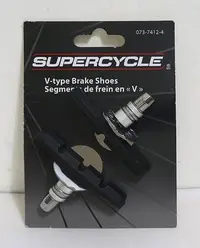 在飛比找Yahoo!奇摩拍賣優惠-Supercycle 單車/自行車/腳踏車 煞車皮 來令片 