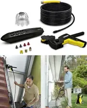 Karcher DIY 20m Pipe and Gutter Cleaning Unblock Kit - Pressure Washer Accessory