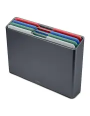 [Joseph Joseph] Folio Board Set Regular Graphite Coast 4 Piece in Black