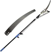 5.4M/18FT Telescopic Pole Saws, Professional Telescopic Tree Pruner Pole Height Extendable Pruning Saw Gardening Landscaping Branch Saw Loppers Trimmer Tools