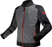 LS2 Airy Evo, textile jacket , color: Grey/Black/Red , size: M