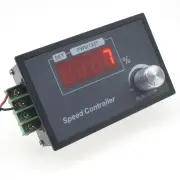 DC6-60V 30A Max DC Motor Speed Controller PWM Rotary Knob Encoder LED Digital Display Brush Motor Control Module 1-100kH