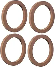 PAMINGONO 2 Pairs Car Speaker Spacers Ring Adapter High Density Mounting Rings for Improved Mid Bass Sound Easy Installation for Vehicle Stereo Systems for Music Enthusiasts