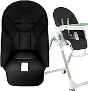 for Peg-Perego High Chair Covers for Siesta Zero3, Baoneo, Kosmic Jan? for Baby, PU Leather Soft Comfortable Light and Breathable Dining Chair Seat Replacement Insert Cushion