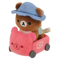 在飛比找蝦皮商城優惠-San-X 拉拉熊 懶懶熊 露營系列 茶小熊迷你玩偶&草地車
