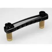 VTNA-B TonePros Vintage Style Aluminum Wraparound Tailpiece, Black