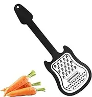 Small Grater for Cheese, Hand Vegetable Grater, Slicer for Kitchen Carriers in the Shape of a Stainless Steel Guitar, for Vegetable Fruits in GA