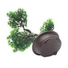 Fake Artificial Plant Bonsai Potted Simulation Pine Tree Office Home Decor