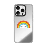 iPhone 16 Pro Mirror Case MagSafe Compatible Little Rainbow