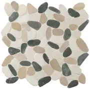 MSI SMOT-PEB-MTRPLTN Pebbles - Random Pebble and Rock Wall Mosaic - Metropolitan