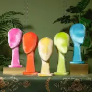 Color Velvet Fabric Cover Female Mannequin Head/Hand for Hat Wig Jewelry Display