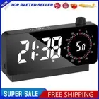 Digital Alarm Clock Time Manager Countdown Dual Display Visible Timer (Black)