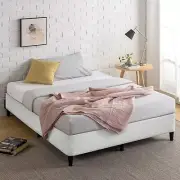 Double Bed Base Smart Ensemble Mattress Foundation - White FASST & FREE NEW-AU