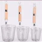 Stainless Steel Pasta Basket Mesh Spider Food Noodle Strainer Deep Fry Baskets