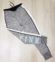 Victoria's Secret VS PINK Bling Sequin Jogger Sweat Pants Small S VINTAGE 2018