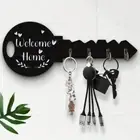 Modern Key Wooden Frame Creative Hanging Storage Rack Clothes Hanger Clothing