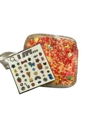 ISpy Sensory bag (red/yellow mixture) 36 Items, Fidget Toy