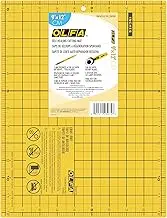 OLFA Double-Sided Self-Healing Cutting Mat 9"X12"-Yellow 1160262