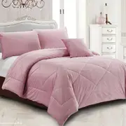 Georges Fine Linens Carrington Pink Quilt / Comforter Set (Single, Double, Queen, King, Super King) or Accessories