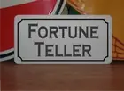 Fortune Teller Metal Sign