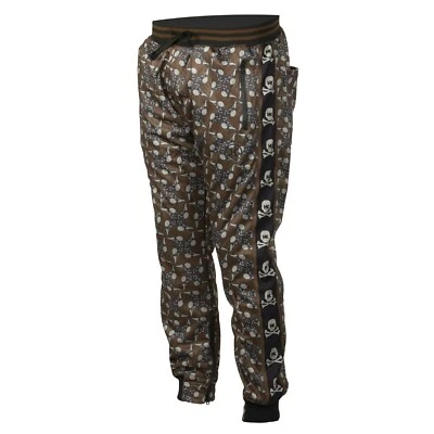New HK Army Paintball Casual Hostilewear Brown Track Jogger Pants - Medium M
