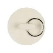 White Rubber Wash Basin Bathtub Plug Sink Plug Drain Pipe Plug Sink Plug6610