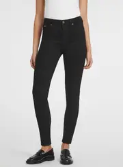 GUESS Women's Jeans Black G05 High-Rise Skinny Size: 30, Spandex