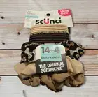 Scunci Elastics and Scrunchies 18 pc Value Combo Pack Leopard Brown Black