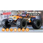 HOBBYTECH ROGUE TERRA BRUSHED RTR 1-10th OFFROAD MONSTER TRUCK - ORANGE - HT-ROG