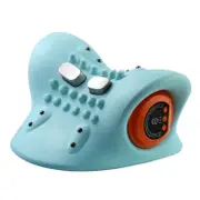 Neck Shoulder Stretcher Tractions Device Pillow Cordless Electrotherapy Cervical Spine Pillow for Ne