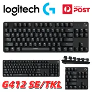 LOGITECH Wired Mechanical Keyboard G412 SE TKL Gaming LED Backlit USB PC Laptop
