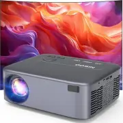 Proyector NISOO 1080P Nativo, Soporta 4K, WiFi Bluetooth, Enfoque Eléctrico, Zoo