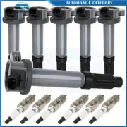6X Ignition Coil & Spark Plug For V6 3.0L Ford Escape Fusion Mariner Milan DG514 (for: Ford)
