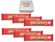 100 Grand Milk Chocolate Candy Bars, Full Size Individually Wrapped